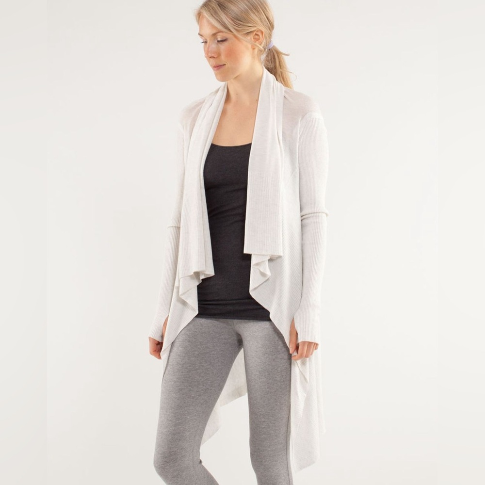 Lululemon Enlightened Pullover In White
